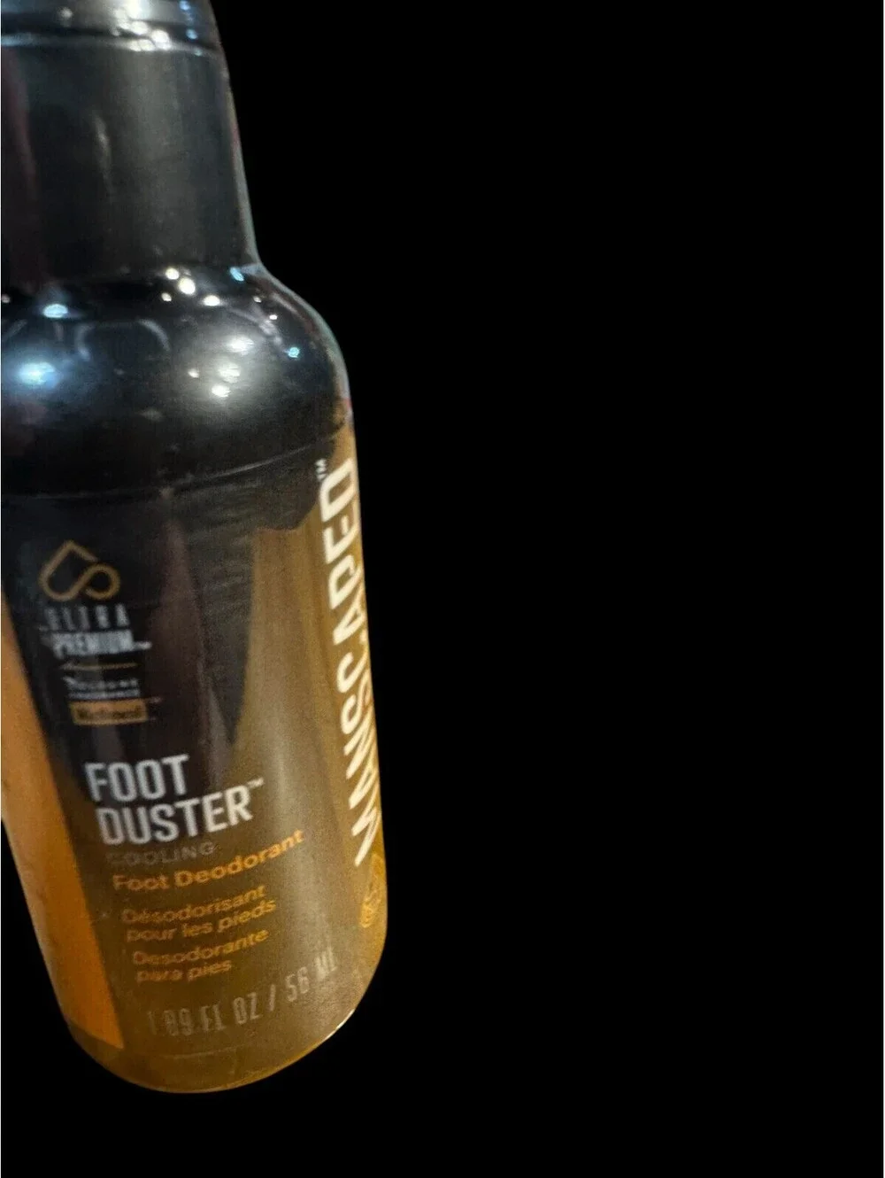 Manscaped Ultra Premium  Foot Duster Cooling Foot Deodorant New Sealed Wow!
